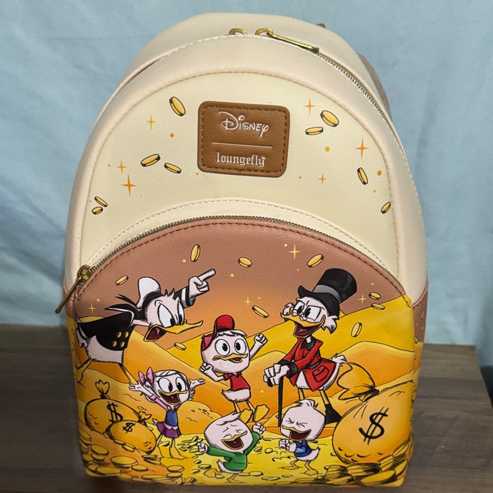 Loungefly Cream and Yellow DuckTales Backpack